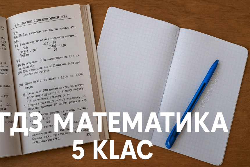 гдз математика 5 клас